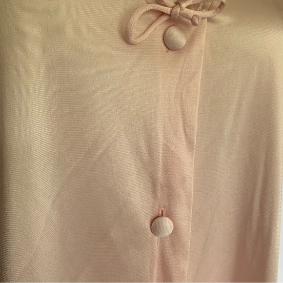 v i n t a g e :: Silky Embroidered Satin Nylon Nightgown Floral Robe Slip - Picture 13 of 14